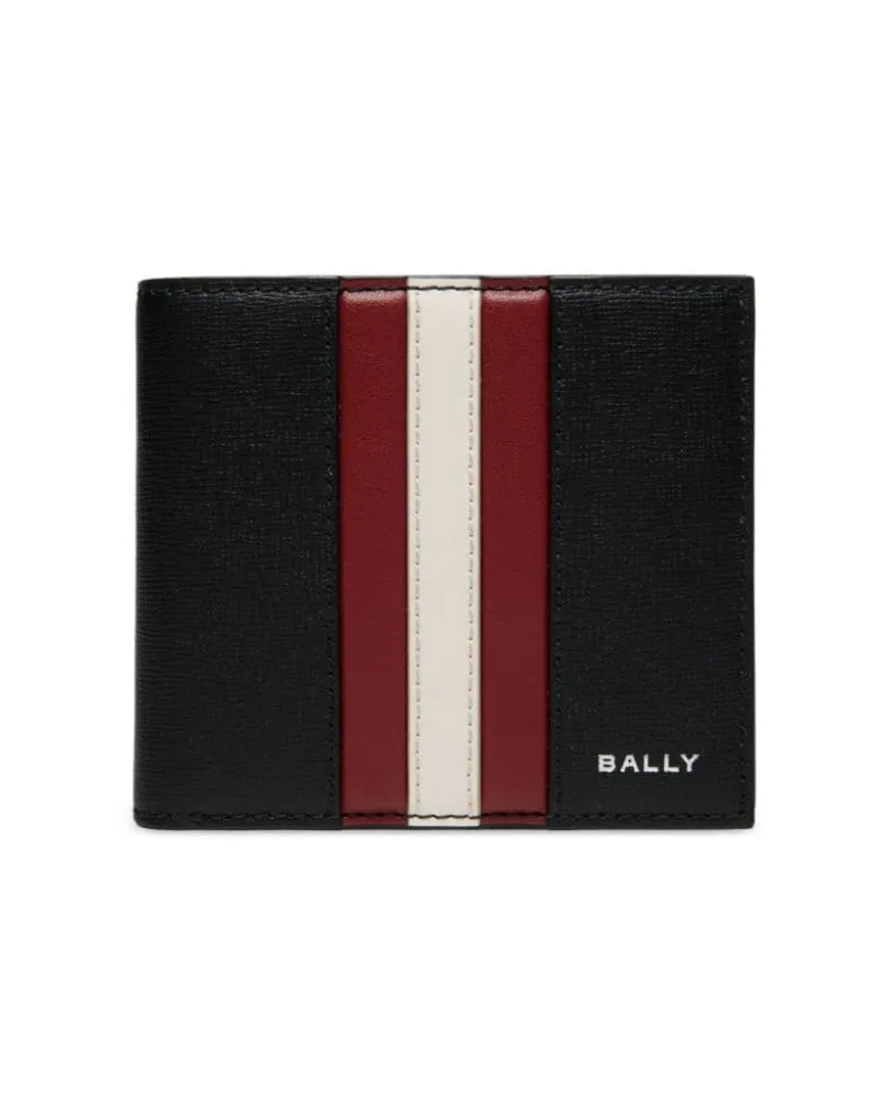 Bally Ribbon Portemonnaie mit Klappe - Schwarz Schwarz