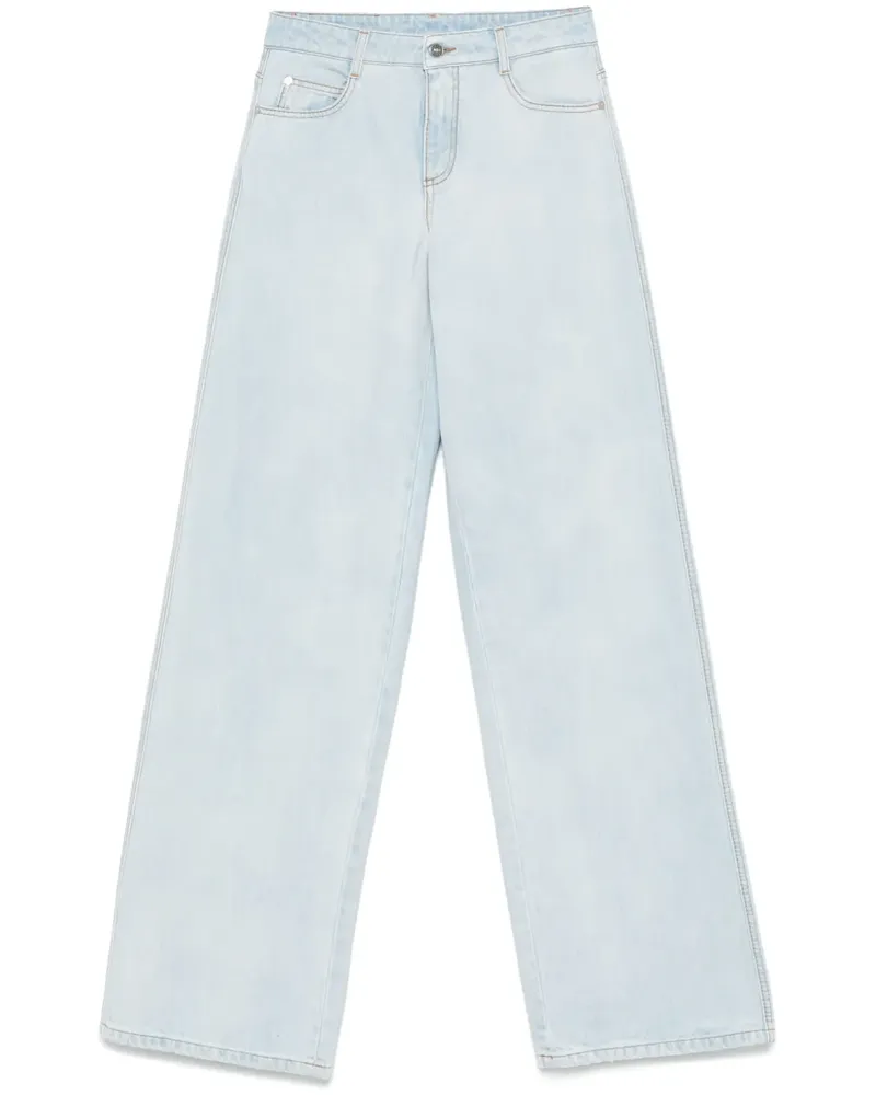 Ermanno Scervino Jeans mit weitem Bein - Blau Blau