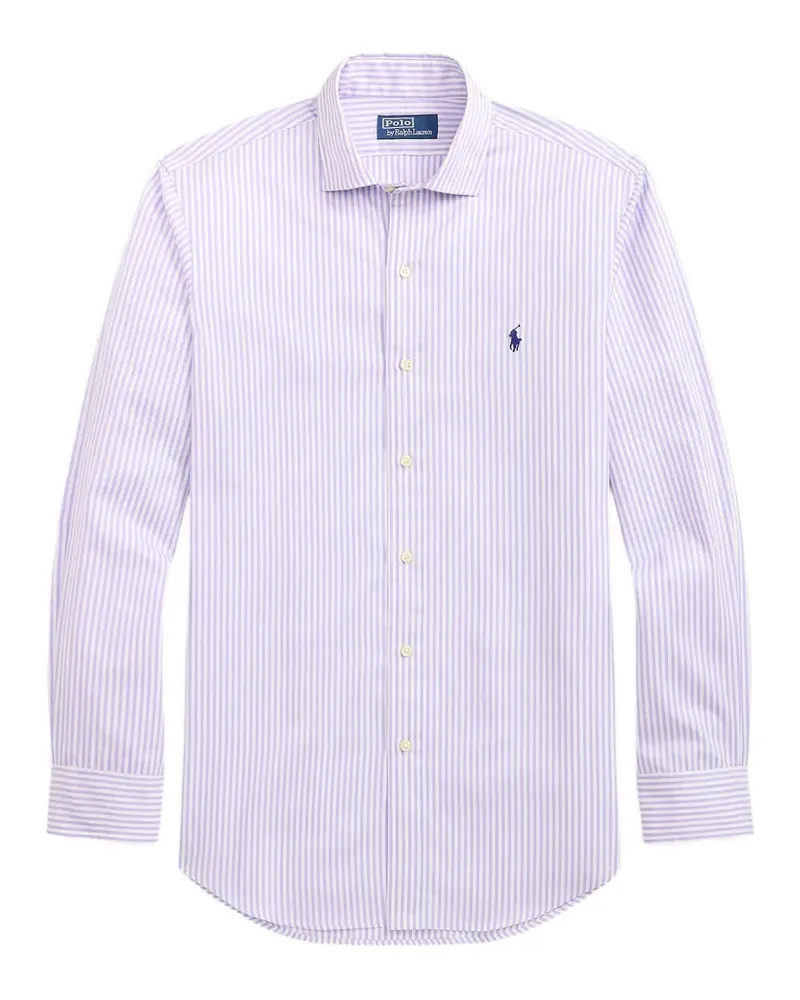 Ralph Lauren custom fit striped poplin shirt - Violett Violett