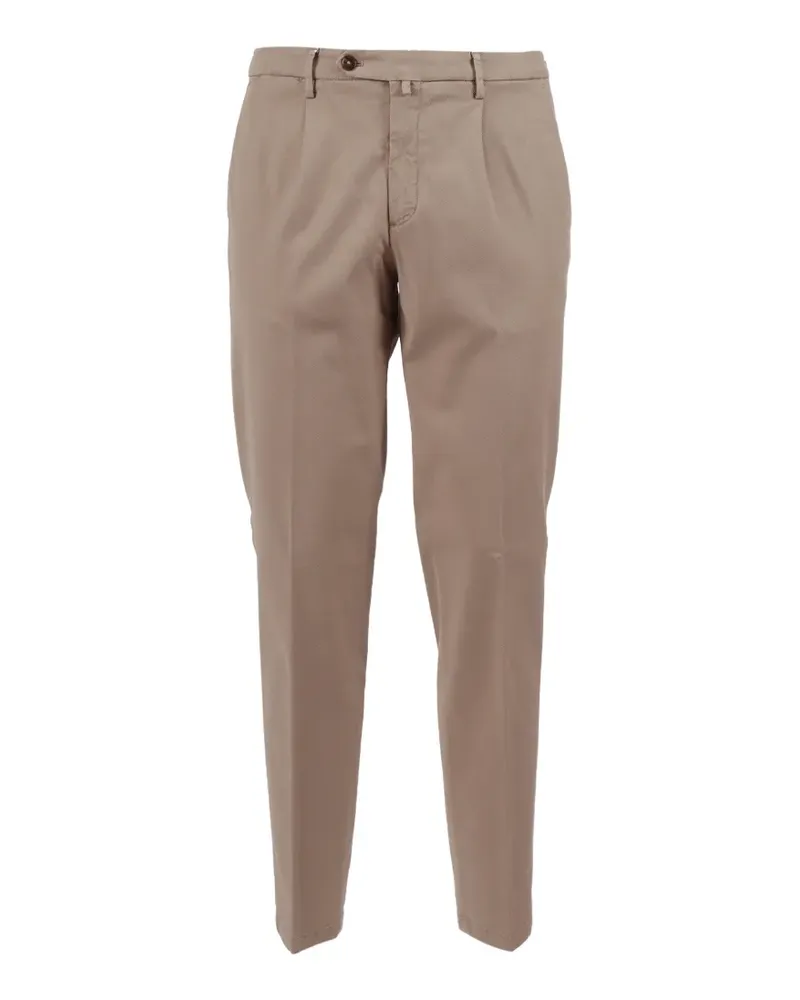 Briglia 1949 pleated-front tapered trousers - Braun Braun