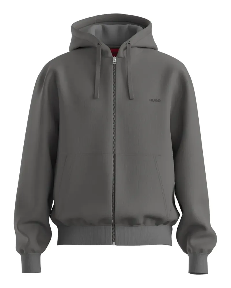 HUGO BOSS Kapuzenjacke mit Reißverschluss - Grau Grau