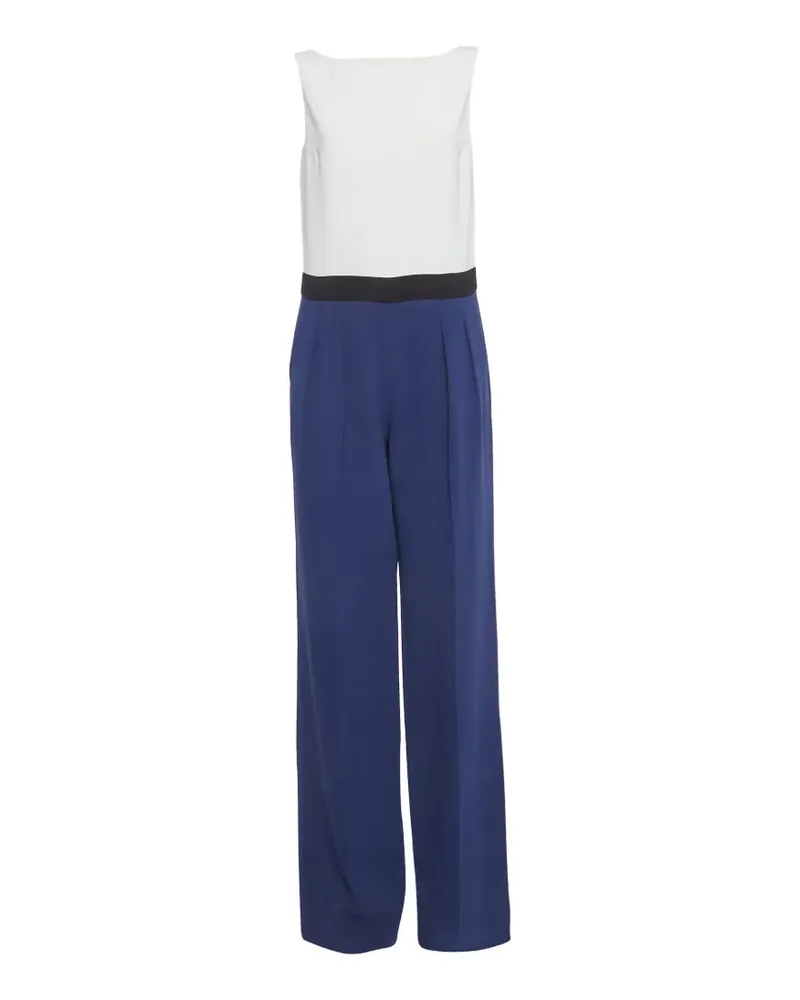 Max Mara Judy colour-block jumpsuit - Blau Blau