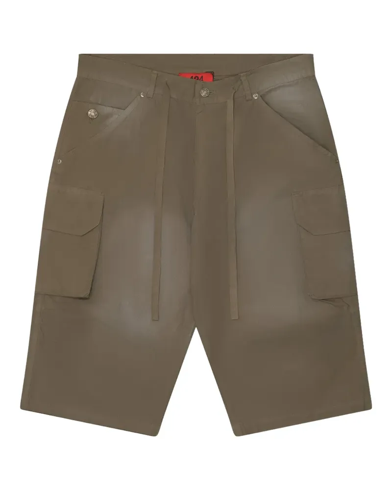 FourTwoFour on Fairfax drawstring cargo shorts - Braun Braun