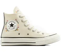 Chuck 70 Sneakers mit blumiger Stickerei - Nude