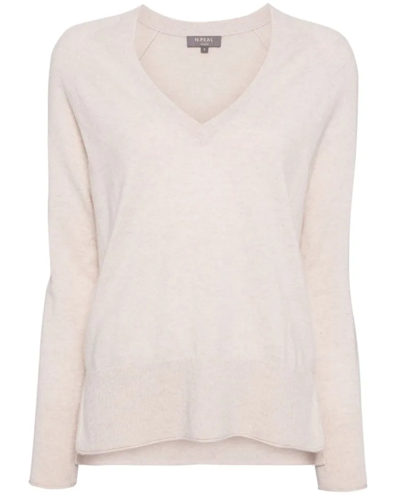 N.Peal Pullover aus Bio-Kaschmir - Nude Nude
