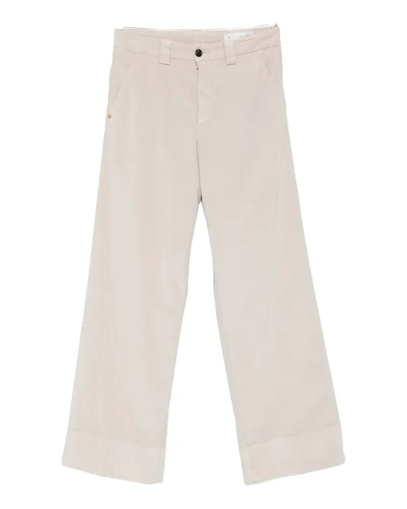 PLAN C Cordhose mit weitem Bein - Nude Nude