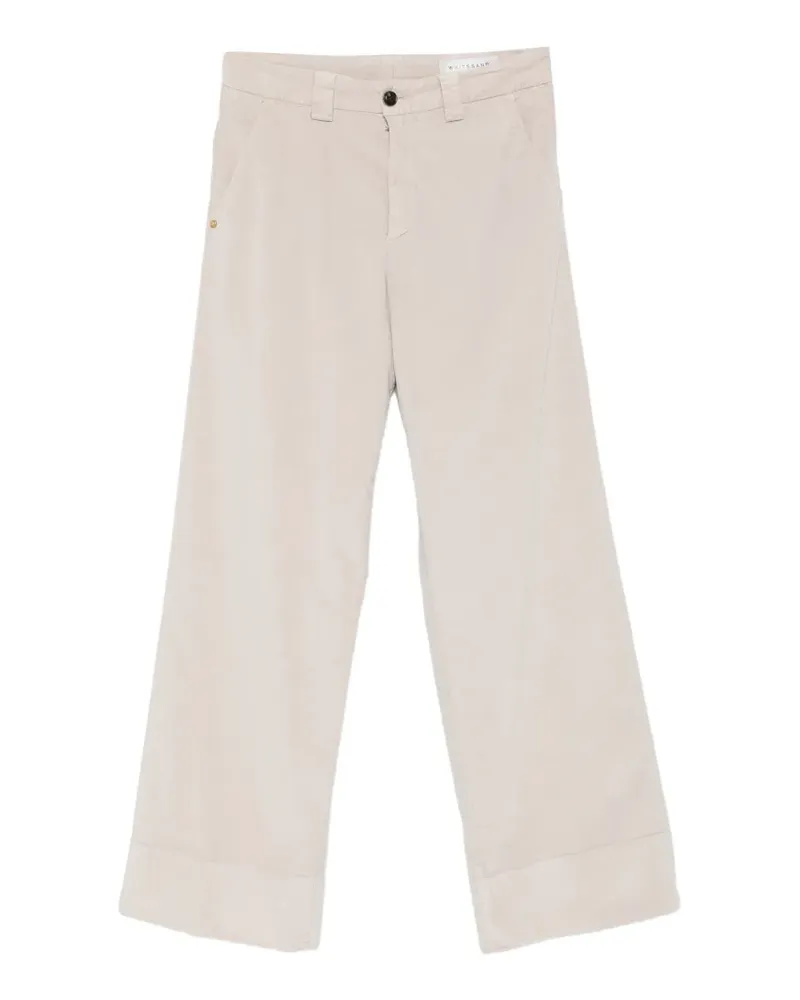 PLAN C Cordhose mit weitem Bein - Nude Nude