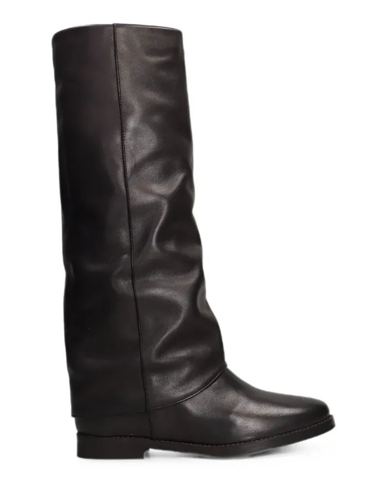 Julie Dee Kniehohe Stiefel - Braun Braun