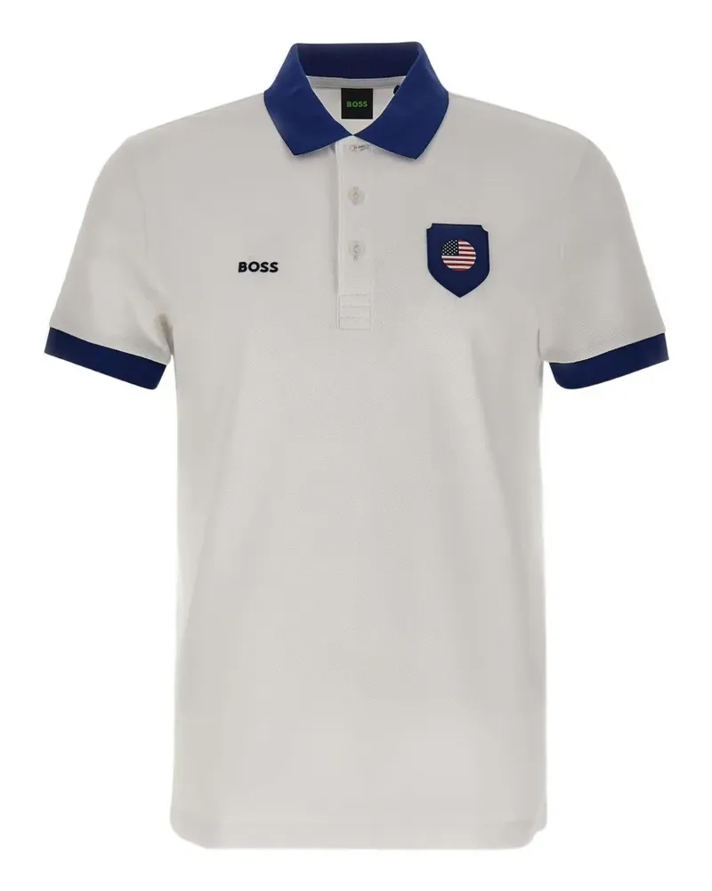 HUGO BOSS Paddy short-sleeve polo shirt - Weiß Weiß