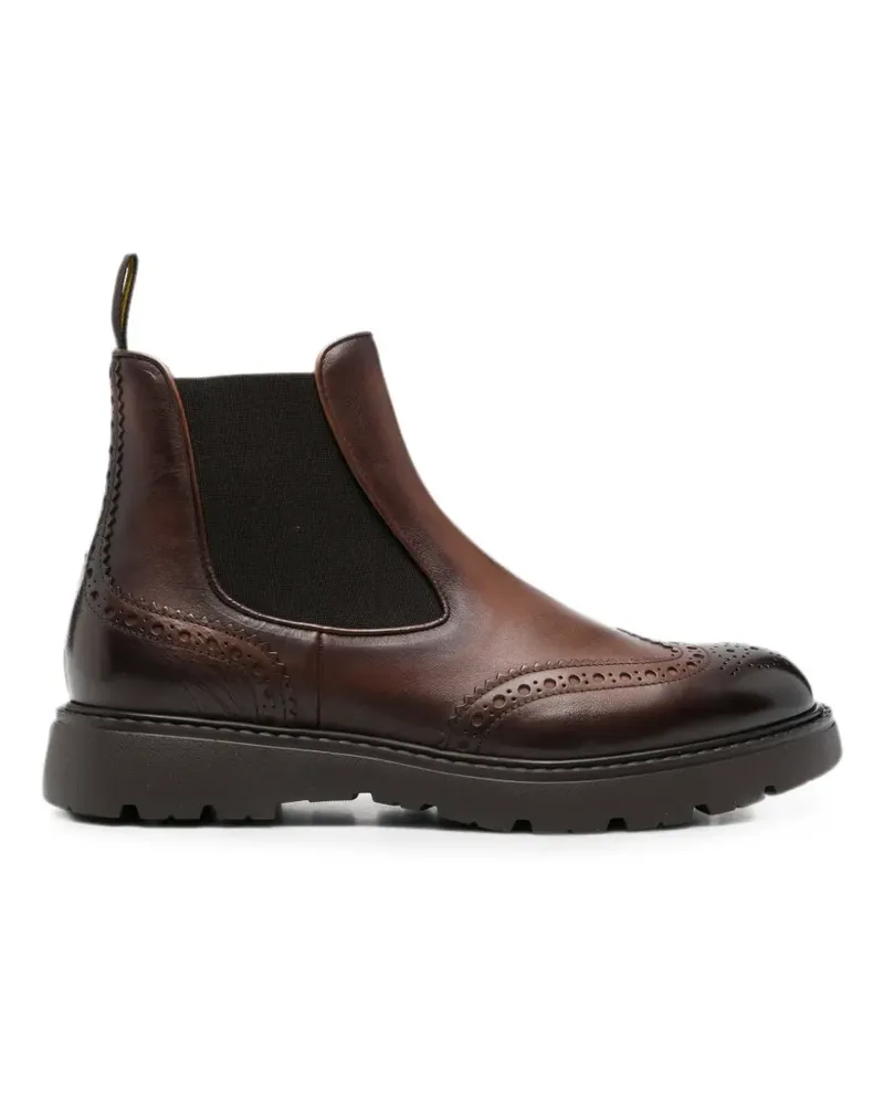 Doucal´s brogue-detail Chelsea boots - Braun Braun