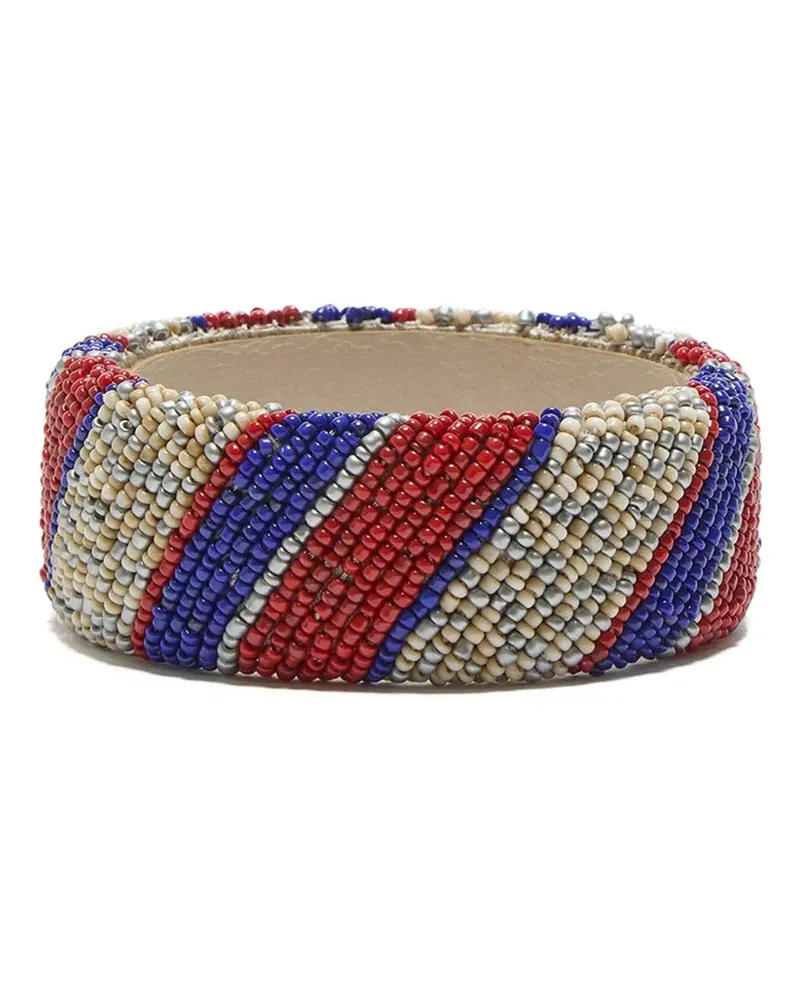 Maliparmi striped beaded bracelet - Rot Rot