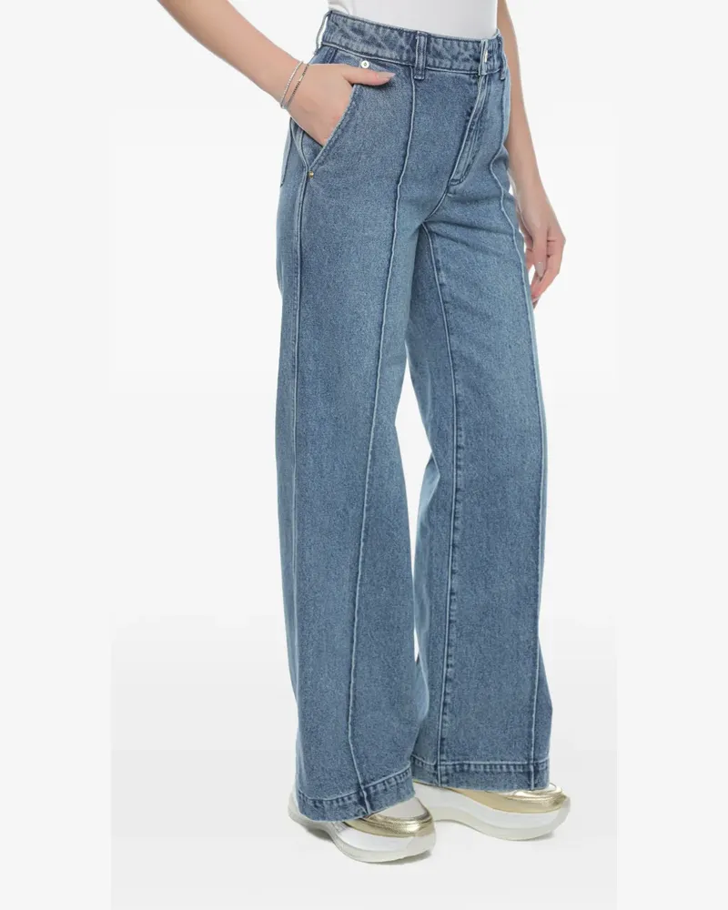 Michael Kors front-botton jeans - Blau Blau