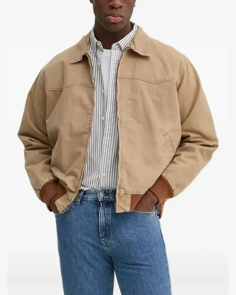 Levi's Embarcadero Bomberjacke mit Reißverschluss - Nude Nude
