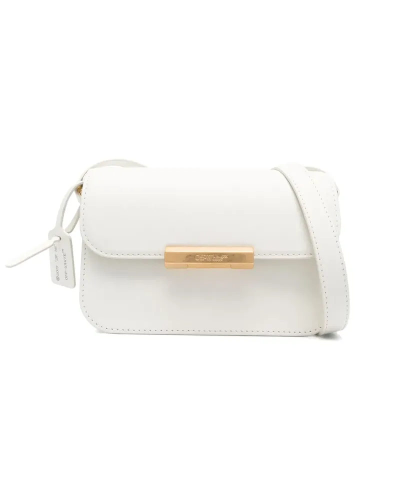 OFF-WHITE Umhängetasche mit Logo-Schild - Weiß Weiß