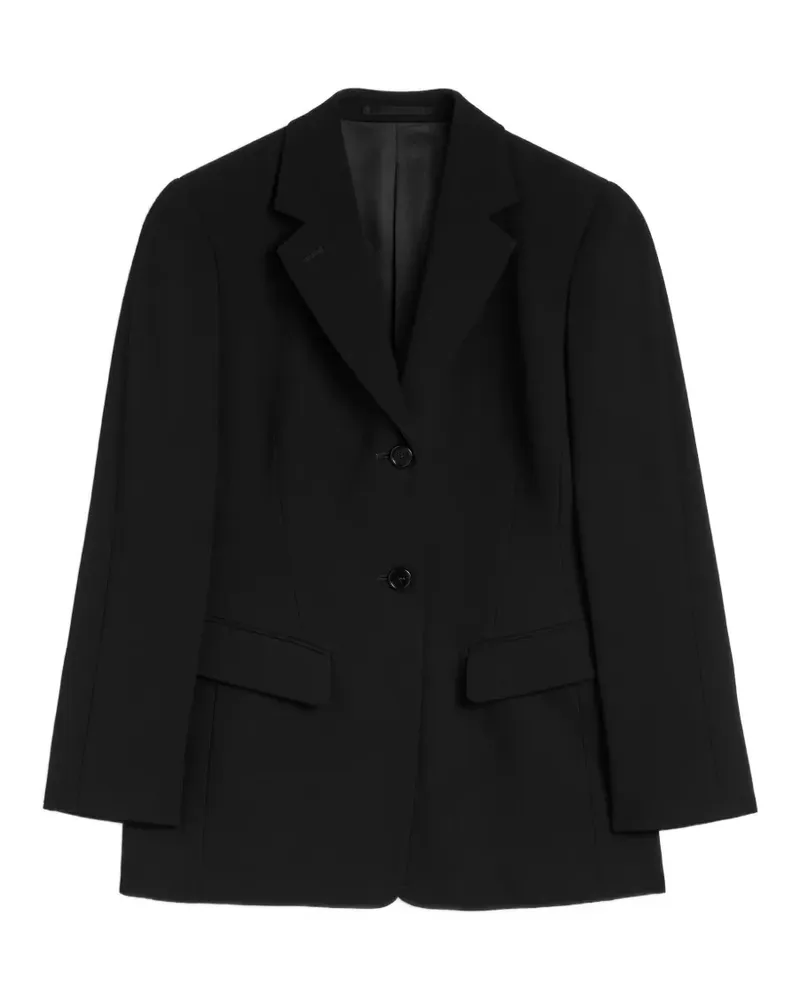 Jil Sander Klassisches Sakko - Schwarz Schwarz