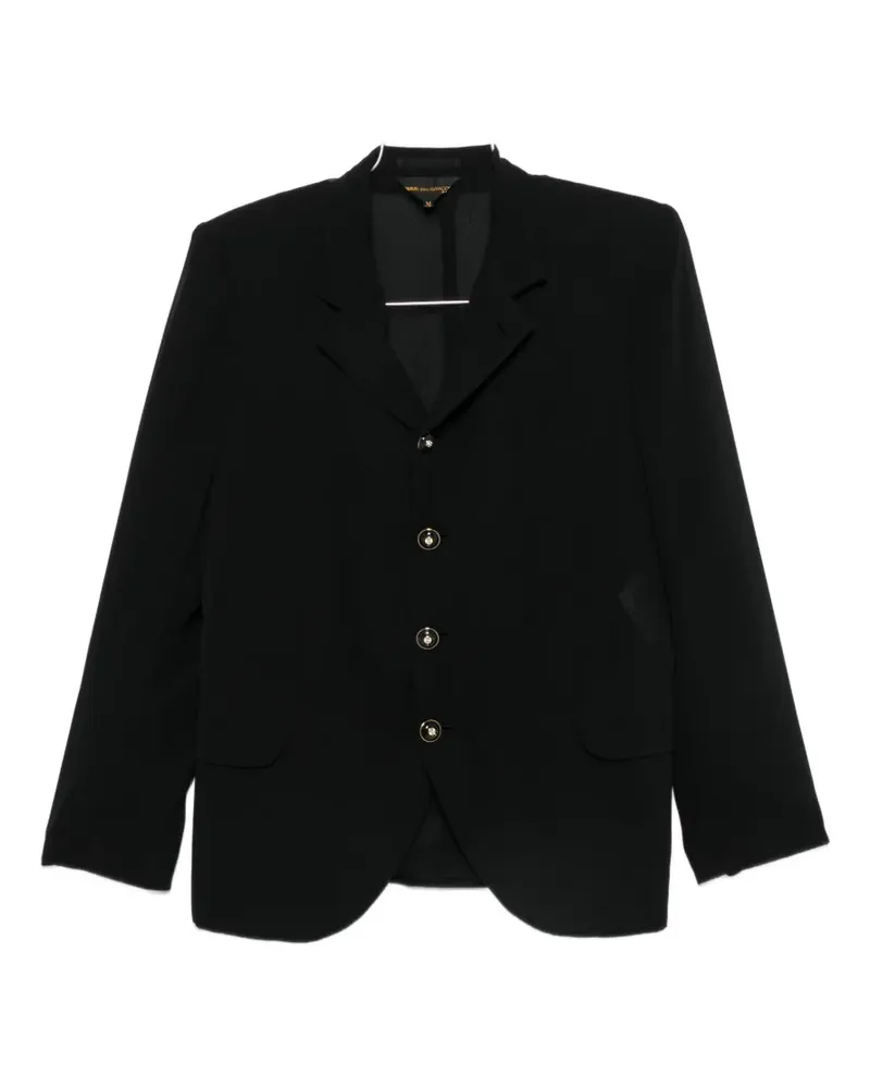 Comme des Garçons Sakko mit fallendem Revers - Schwarz Schwarz