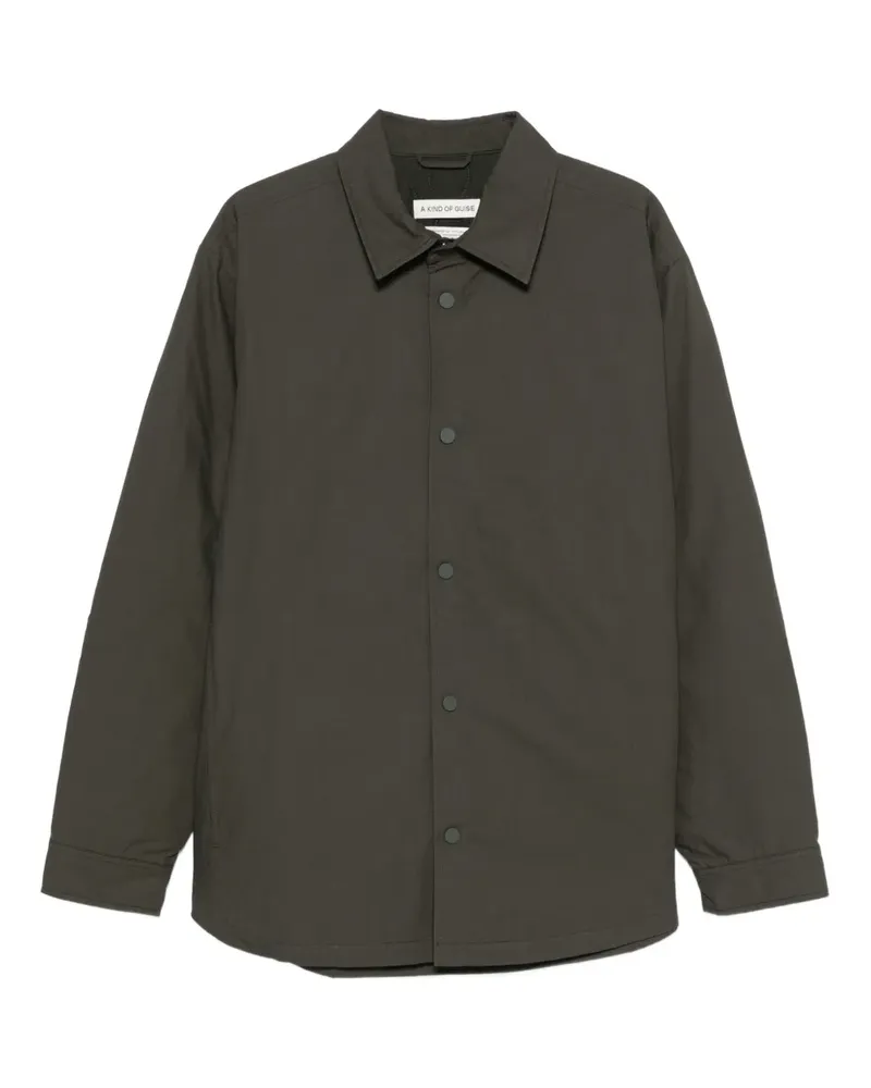 A Kind Of Guise Olkay quilted padded cotton overshirt - Grün Grün