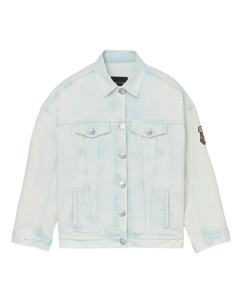 Marc Jacobs logo-patch denim jacket - Blau Blau