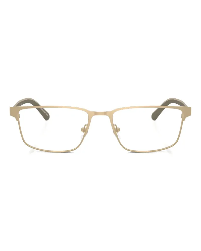 Emporio Armani Brille mit eckigem Gestell - Gold Gold