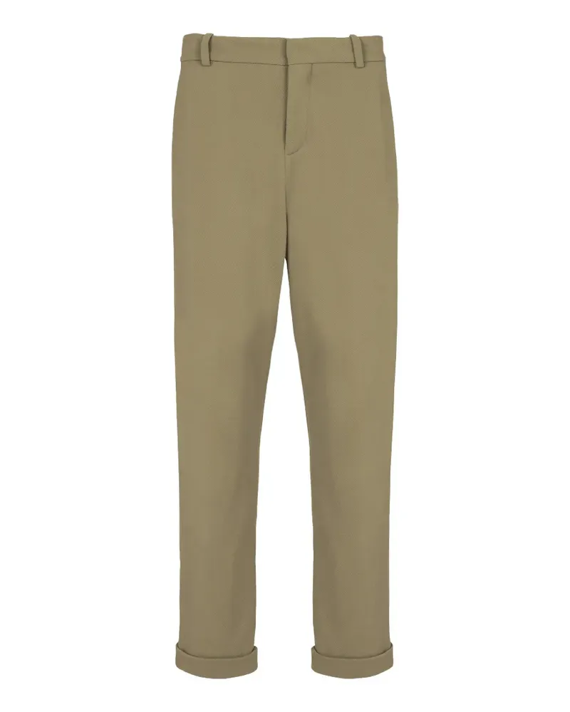 Balmain Chino mit geradem Bein - Grün Grün
