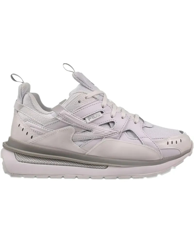 Fila Sandenal Patched "White/Glacier Grey" Sneakers - Weiß Weiß