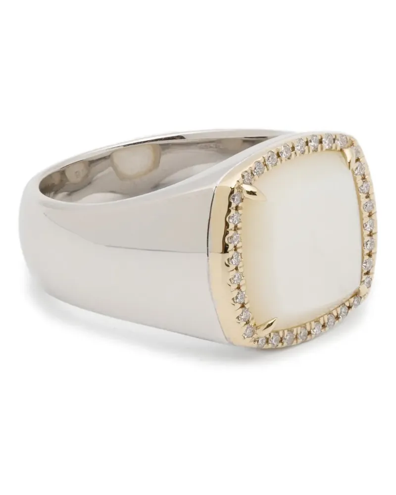 Tom Wood May diamond ring - Silber Silber