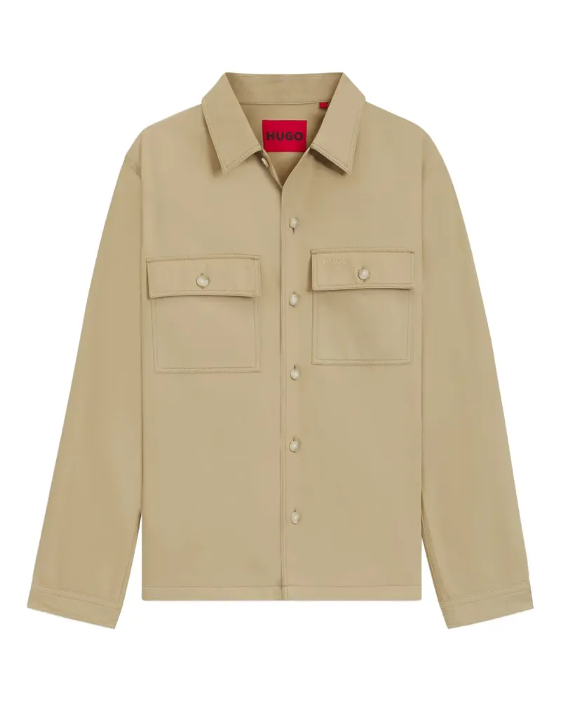 HUGO BOSS Hemd im Utility-Look - Braun Braun