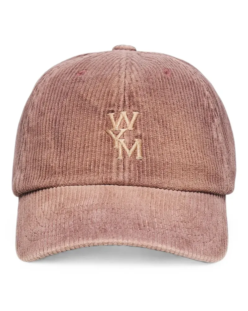 Wooyoungmi Baseballkappe aus Cord mit Logo - Rot Rot