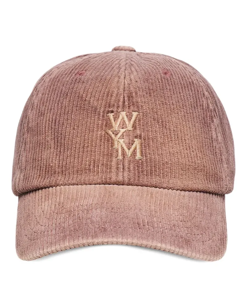 Wooyoungmi Baseballkappe aus Cord mit Logo - Rot Rot