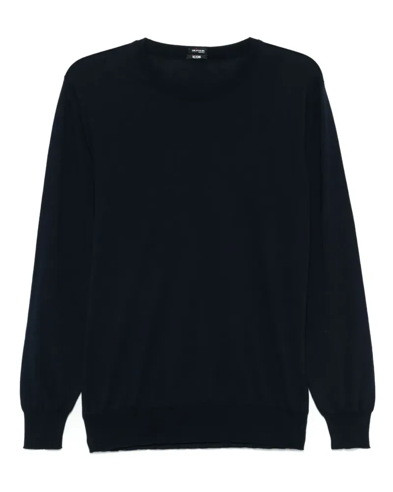 Kiton Oberteil aus Baumwolle - Blau Blau