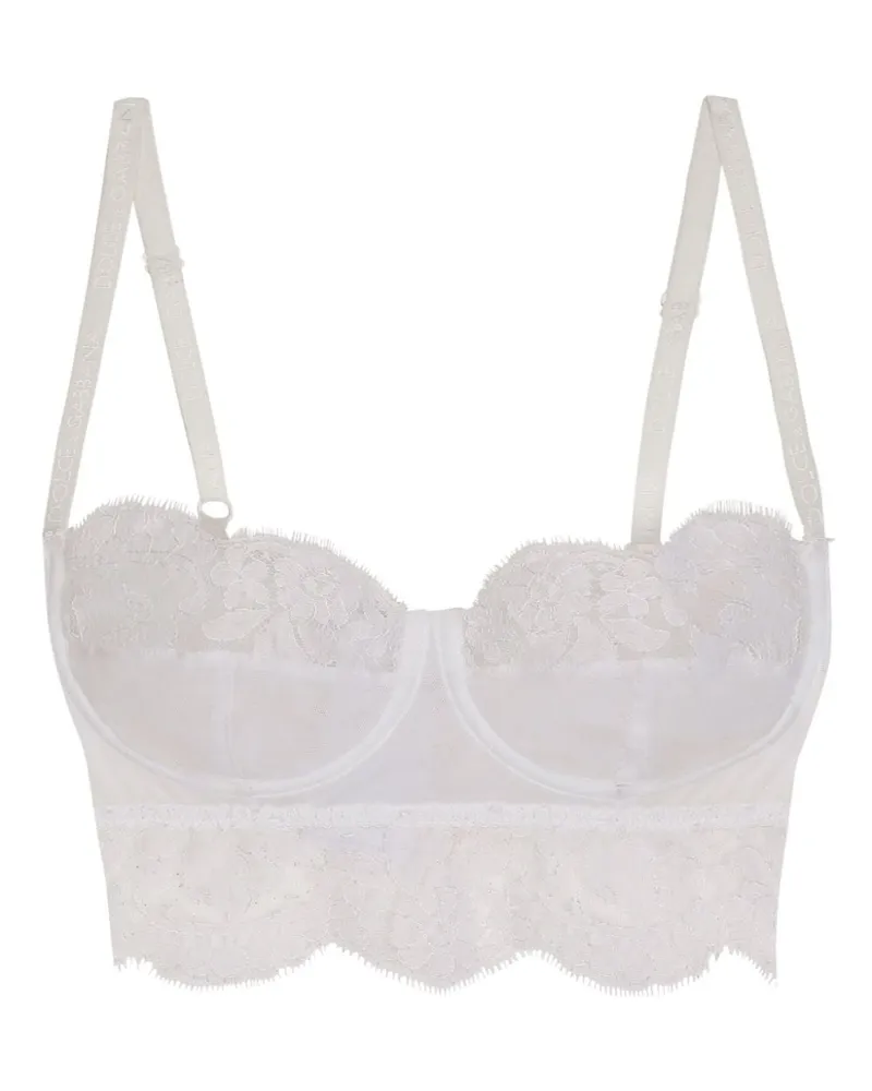 Dolce & Gabbana Balconette-BH aus Chantilly-Spitze - Weiß Weiß