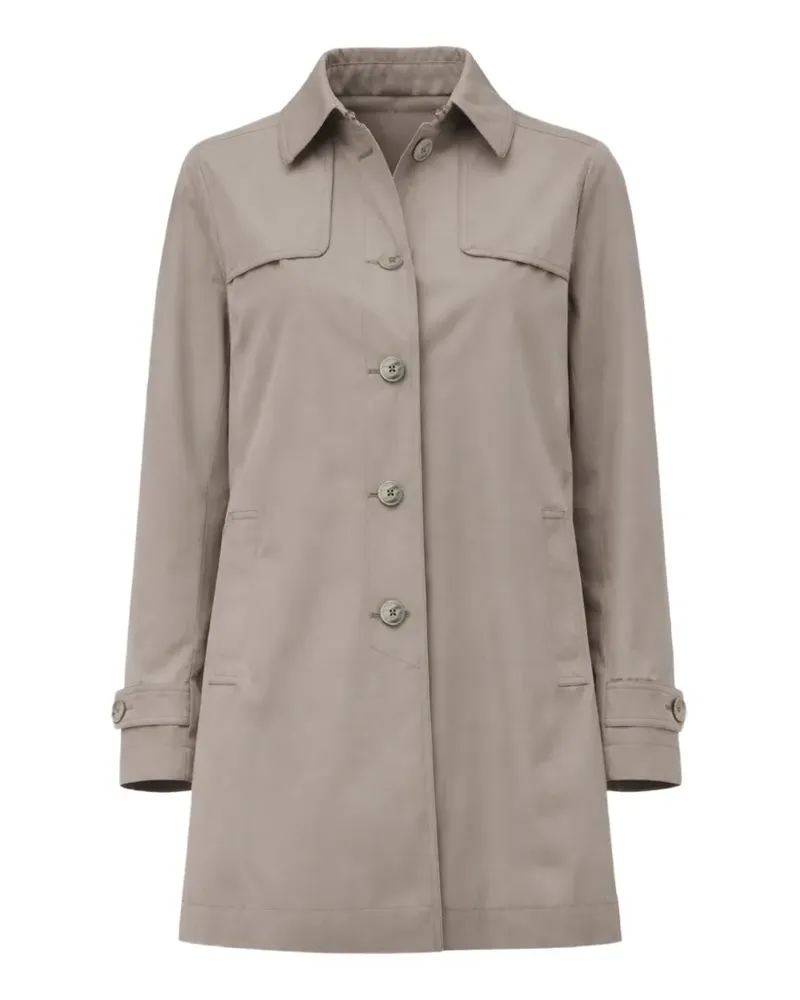 Herno buttoned trench coat - Nude Nude