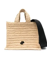 Patou Kleiner JP Shopper aus Bast Nude