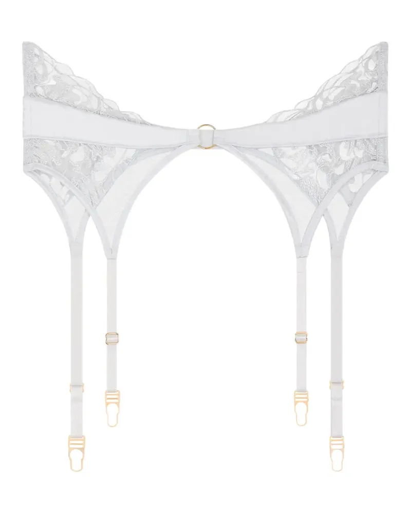 Aubade Satin Memories Taillenmieder mit Spitzenstickerei - Blau Blau
