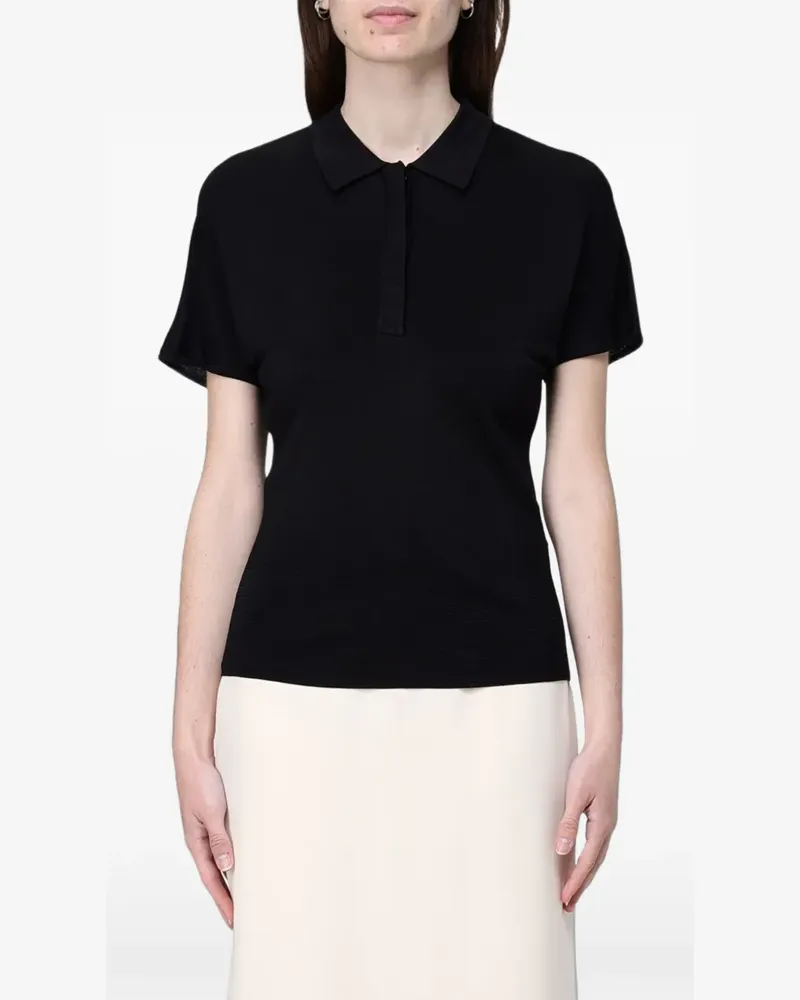 MEIMEIJ Kurzärmeliges Poloshirt - Schwarz Schwarz