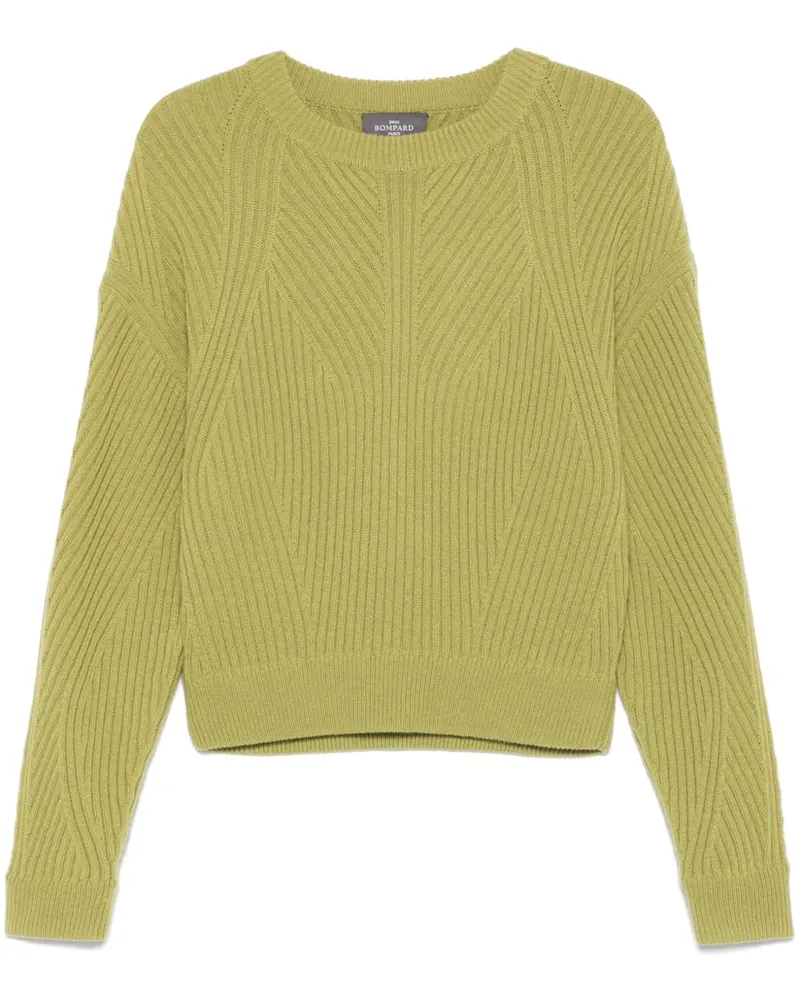 Eric Bompard Gerippter Pullover - Grün Grün