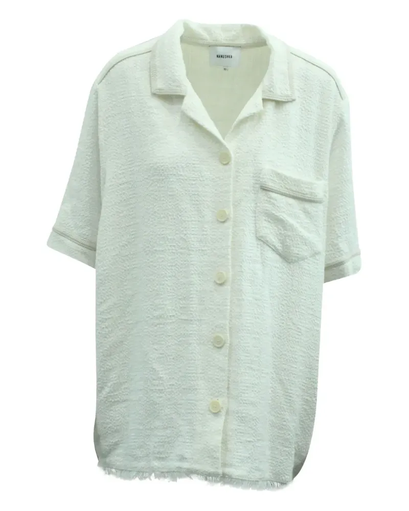 Nanushka chest-pocket shirt - Weiß Weiß