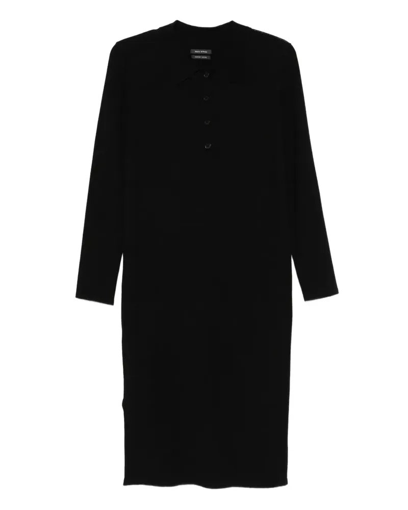 Marc O'Polo Kleid mit Dreiviertelärmeln - Schwarz Schwarz