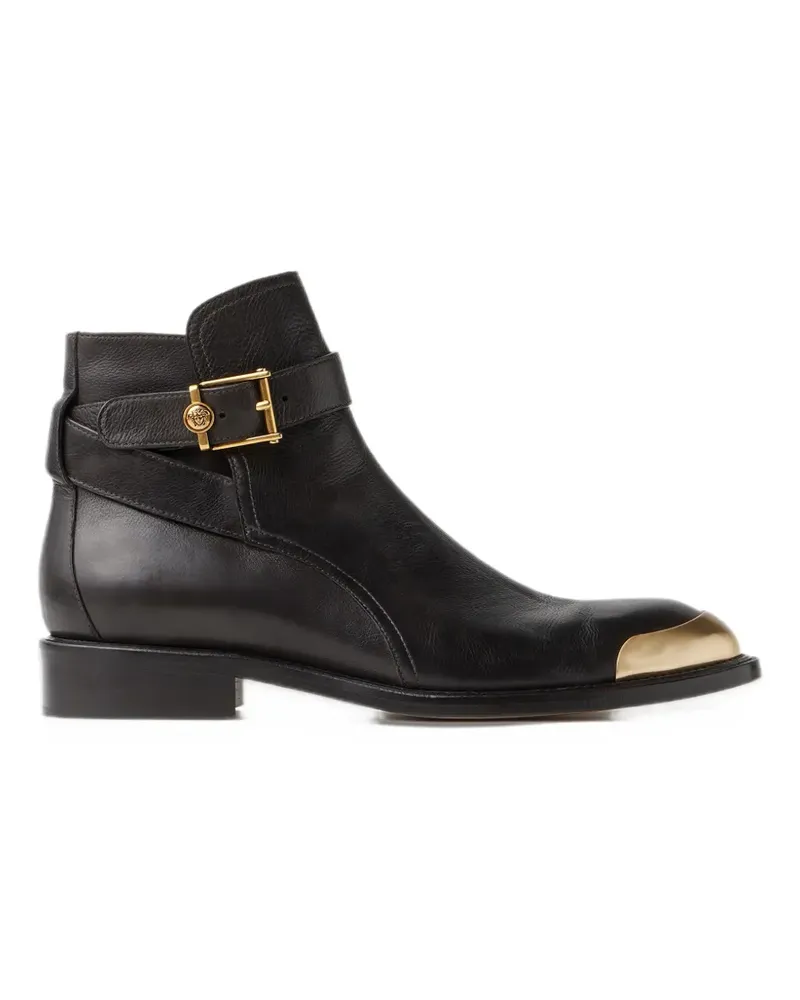 Versace Primo-leather ankle boots - Schwarz Schwarz
