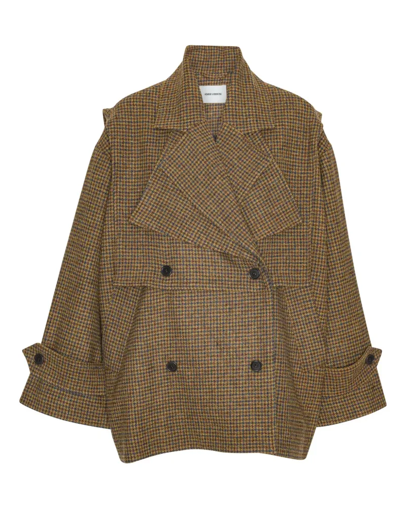 Henrik Vibskov Doppelreihige Hands Down Jacke - Nude Nude