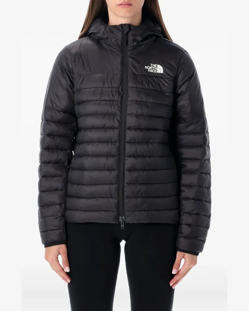 The North Face Gesteppter Kapuzenmantel - Schwarz Schwarz