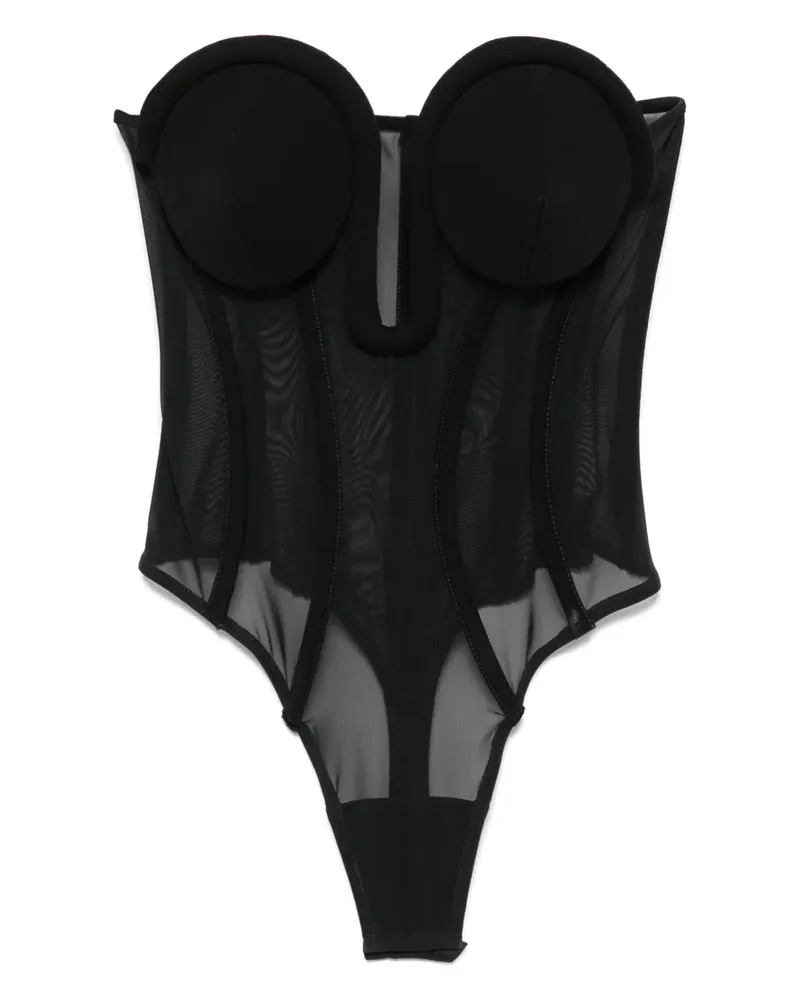 Jean Paul Gaultier The Corset Body - Schwarz Schwarz