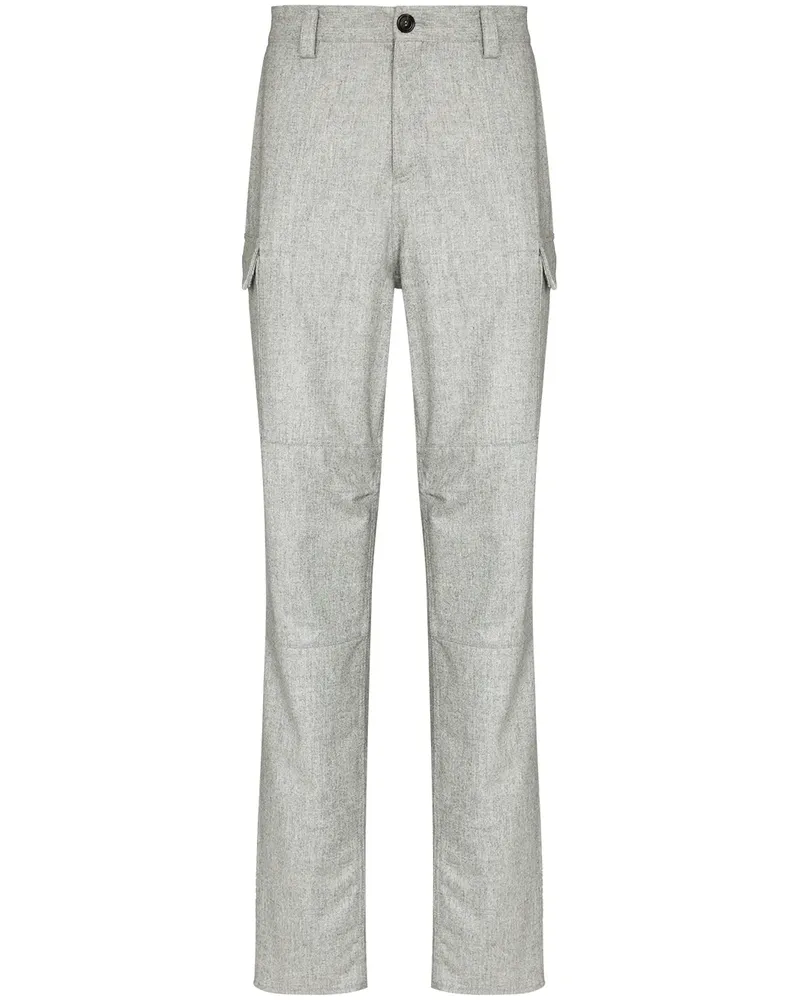Brunello Cucinelli Cargohose aus Wolle - Grau Grau