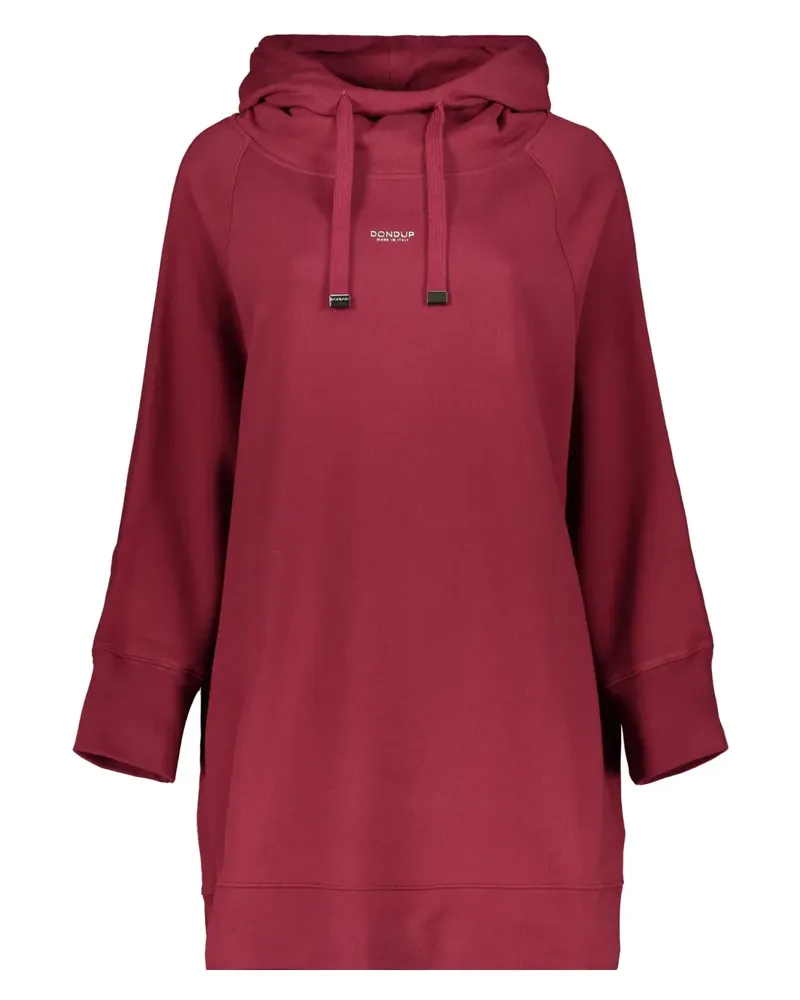 Dondup Langer Hoodie - Rot Rot