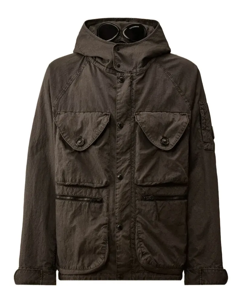 C.P. Company Panama-R Mixed Goggle Jacke - Grau Grau