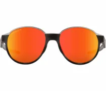 Runde Coinflip Sonnenbrille - Schwarz