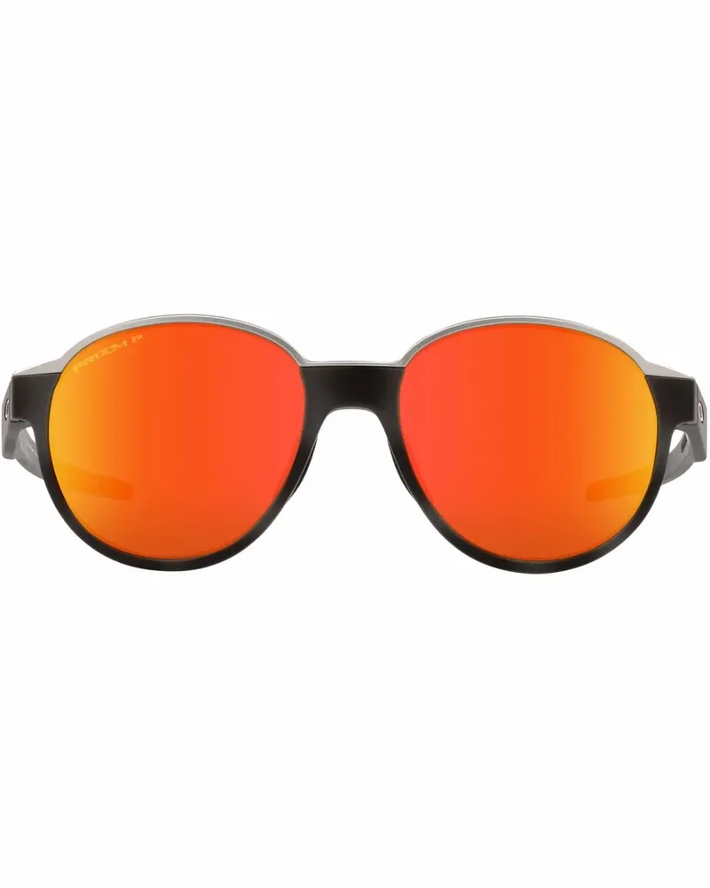 Oakley Runde Coinflip Sonnenbrille - Schwarz Schwarz