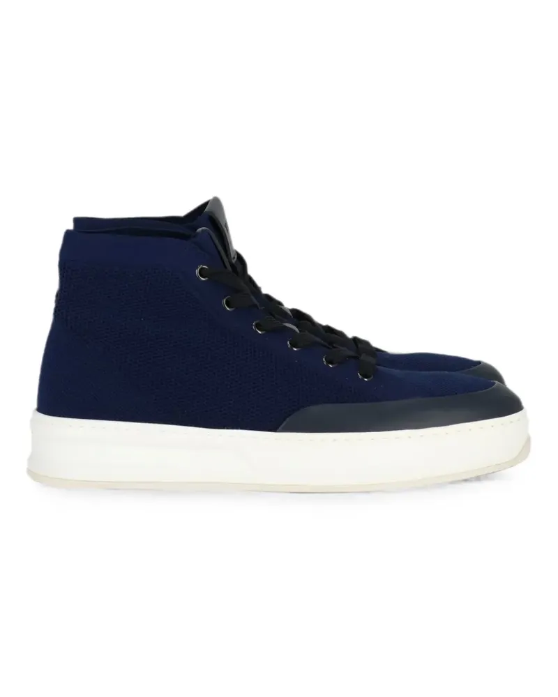 TOD'S high-top panelled sneakers - Blau Blau
