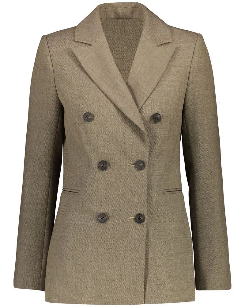 Yves Salomon Doppelreihiger Blazer - Nude Nude
