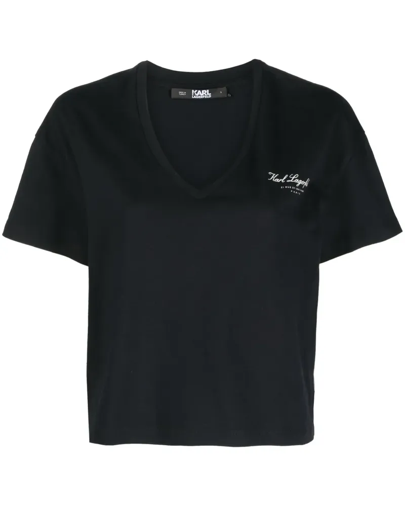 Karl Lagerfeld Hotel Karl T-Shirt - Schwarz Schwarz